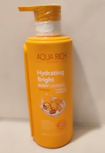 Aqua Rich Body Lotion 500ml - Hydrating Moisturizer for Soft Skin Care (Hydrating Bright Body Lotion)