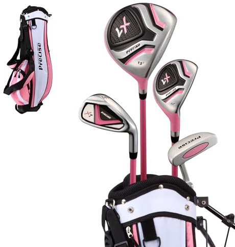 Precise X7 Junior komplett golfklubbsset för barn – 3 åldersgrupper pojkar och flickor!