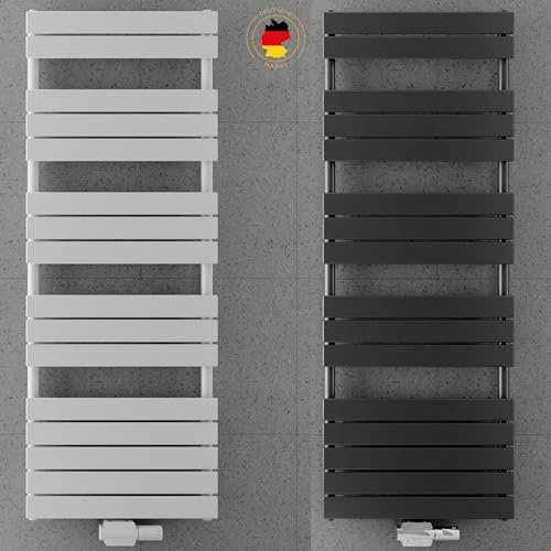MC Heat ® Premium Badheizkörper 600x1000 mm - Handtuchwärmer in Weiß - Paneelheizkörper für Mittel- und Seitenanschluss
