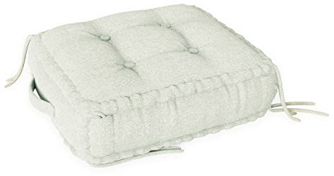 VERCART Sitzkissen Bodenkissen Schlafsofa Kissen groß, Wandelbares Modulares Schlafsofa Sitzauflage Kissen, Palettenkissen Stuhlkissen für Gartenstuhl Couch Bank Tagesbett 60x50x20cm Elfenbein Weiß