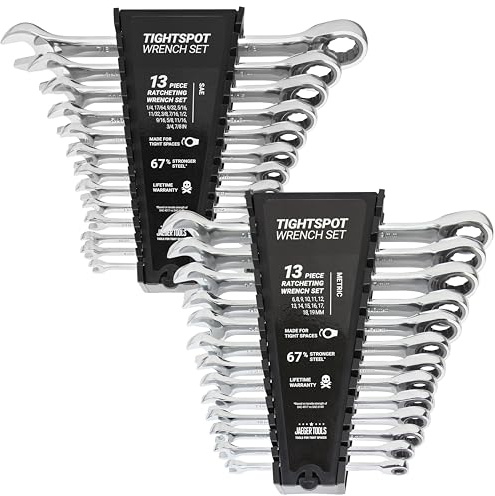 Jaeger 26pc Ratcheting Wrench Master Set - Metric & Inch/SAE Combination Sizes