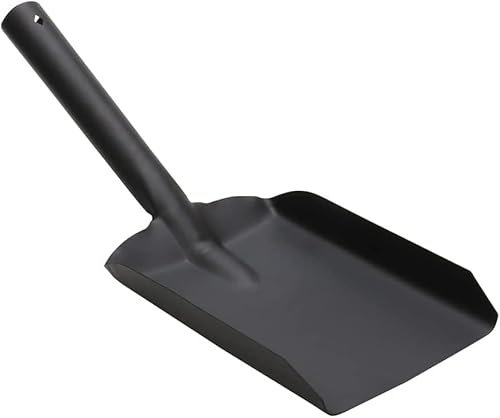 4 Inch Black Metal Coal Ash Hand Shovel Scoop Fire Stove Household Fireplace Trowel