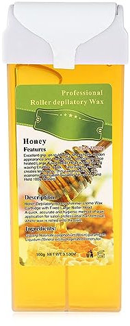 Cartuccia Cera Depilatoria, Crema Depilatoria Antiallergica, Rullo di Cera D'Api su Cera Calda per Corpo, Nail Art, Cura di Bellezza e Dimagrante (Colore assortito #38)