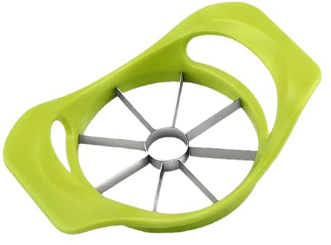 Affettatrice per mele, robot da cucina, in acciaio inox, taglia frutta manuale, per ananas, arancione e pera, salvaspazio, utensile da cucina per casa e picnic, lavabile in lavastoviglie