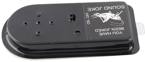 Focket Generatore di Rumore per Cricket, Cinguettio Chiaro Compatto Spegnimento Automatico Nascosto per Rumore di Cricket, Scherzo con Suono di con Supporto Adesivo per Scherzi di Halloween (Black)