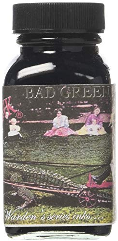 Noodlers Ink Bad Green Gator Tinte, Wasserfeste Füller Tinte, 85 ml