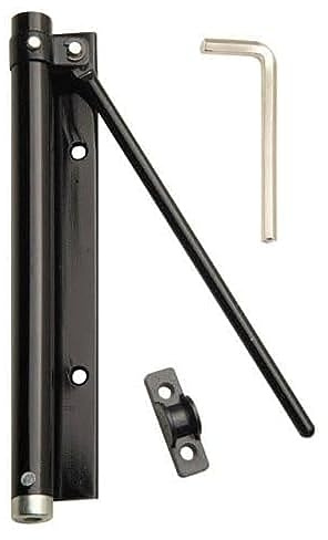 Muelle Puerta Wolfpack Aluminio Anodizado Negro (Blister 1 Pieza)