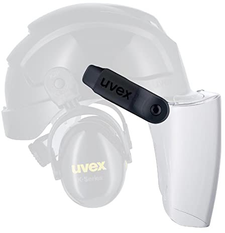 Uvex Visier für Helm magnetisch Störlichtbogen 1 9906006, Unisex, transparent