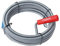 ROTHENBERGER Industrial Drain Cleaner Spiral with Head of Holding Devices 5 m, Gray