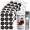 Spice Labels Stickers for Jars - 84 Spice Jar Labels Pre Printed, 38mm Round Herb Rack Stickers for Small Jars, Premium Waterproof Seansoning Tags for Kitchen Organisation by Innoveem