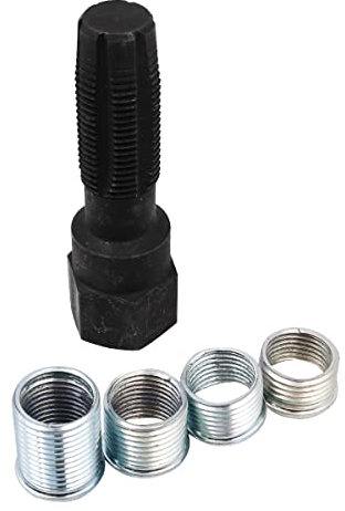 WANGCL Zündkerzen-Helicoil-Set und Gewinde-Reparatur-Set, Zündkerzengewinde, Gewindebohrer-Set, M14