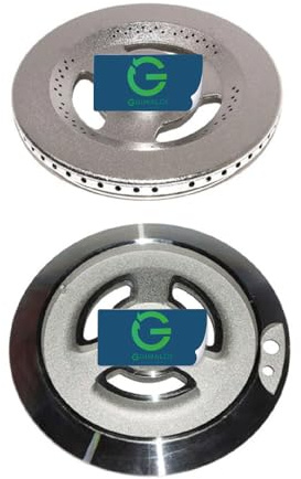 G GRIMALDI Smeg - Quemador con esparcidor de llama triple corona de cocina de gas B5338 + S5344