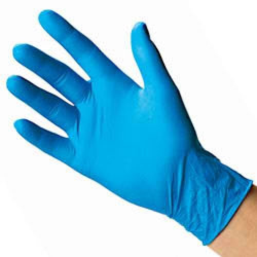 Thali Outlet - Blue Vinyl Powder Free Gloves Medium 100 Pack - Examination/Food Safe/Single Use Only - 10 Box