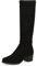 CAPRICE Damen Hohe Stiefel mit Absatz Kniehoch Vegan, Schwarz (Black Stretch), 39 EU