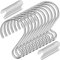 FAVOMOTO mini schraubhaken edelstahl S Haken Edelstahl 100Pcs 23mm S Haken Ringe Auto Innen Installieren Sitzbezüge S Haken Klammerhaken Hakenklammer Schraubhaken Ankerklammer Klemmhaken