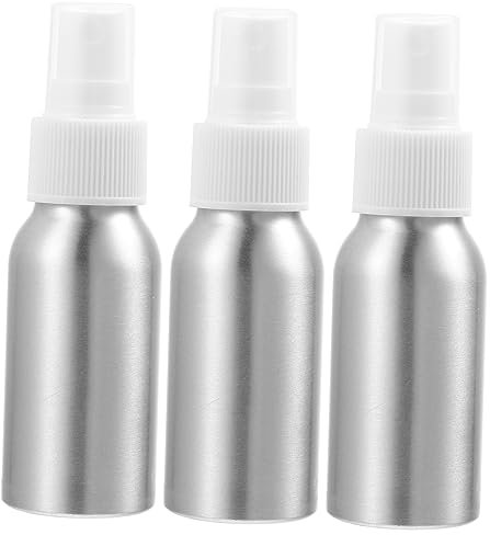 MOLUCKFU Bitters Spray Bottle Set 3pcs 50ml Aluminum Refillable Cocktail Mist Sprayer for Home Bar and Bartenders