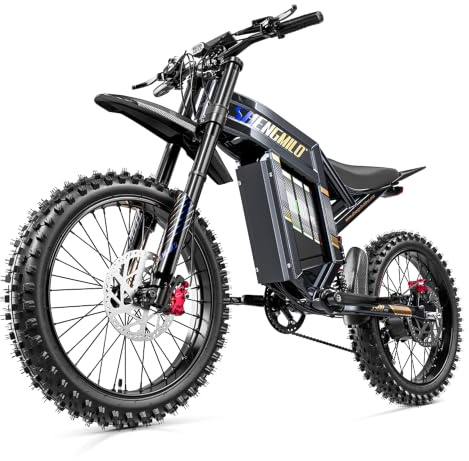 Shengmilo E Bike,S900 Electric Bike,20x4.0 Fat Tire E-Mountain Bike 150NM full suspension E-Bike 60V 30Ah Battery 7-Speed shifting electric cycling with Hydraulic oil brake aluminum frame