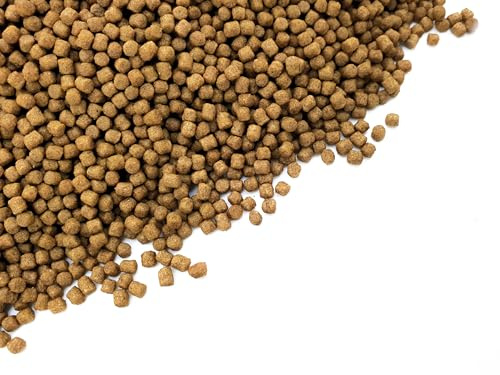 HERONS - Wheatgerm Pellets - 3 mm Pellets for all Goldfish, Japanese koi and Pond Fish - OMEGA-3 Fatty Acids, Vitamin E and C - Improves Digestion, Liver Function - Enhance Colour - 500 G