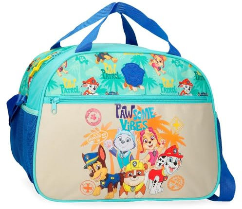 Patrulla Canina Paw Patrol Pawsome Vibes Bolsa de Viaje Azul 40x28x22 cms Poliéster L