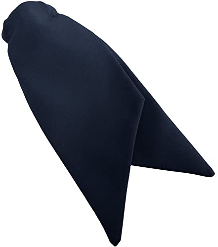 Great British Tie Club Ladies Clip On Cravat (Navy Blue)