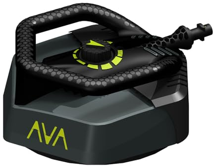 AVA Premium Patio Cleaner, High-Pressure Surface Cleaner for Decks, Terraces & Hard Surfaces - Adjustable Height, Brass Nozzles, Vertical Surface Handle, Compatible with Karcher K2-K7 Pressure Washers