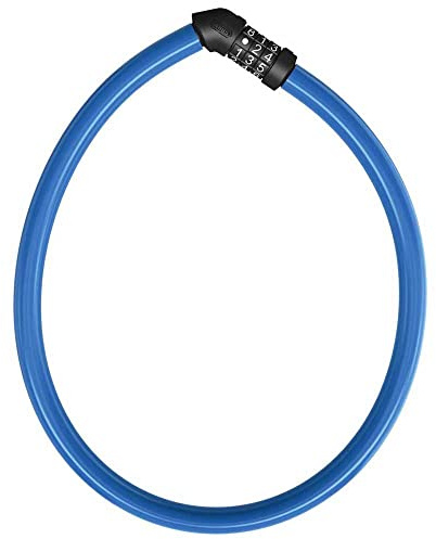 ABUS cable lock 4408C - combination lock - 65 cm long steel cable with plastic coating - security level 2