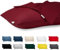 Kissenbezug 50x80 Baumwolle Premium Satin 2er Set Kissenhülle Deko für Kissen Bett/Sofa Stoff Superweicher Resistent Hypoallergen Anti-Milben Kopfkissenbezug mit Verdecktem Zip Voll Waschbar