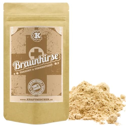 Braunhirsemehl bio gekeimt, fermentiert, Rohkostqualität (250)