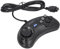 Controller di Gioco a 16 Bit, Funzione TurboBoost, Design Ergonomico, Gamepad per Console di Gioco con Connettore a 9 Pin, Aspetto Classico