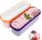 Zinueen Lot de 2 Bac a Glace Maison 1,5 L Réutilisables Sans BPA - Empilables, Hermétiques, pour Sorbet, Yaourt & Desserts - Congélateur & Frigo