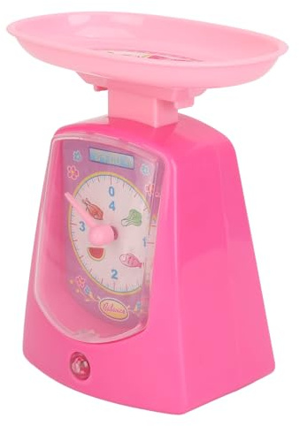 Cryfokt Children's Pink Electric Weighing Scale Toy Scale for Pretend Play Educational Toy Perfect for Confidence Building for Kids Bedroom