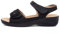 Softlites Shelby Womens Black Easy Fasten Sandal - Size 6 UK - Black