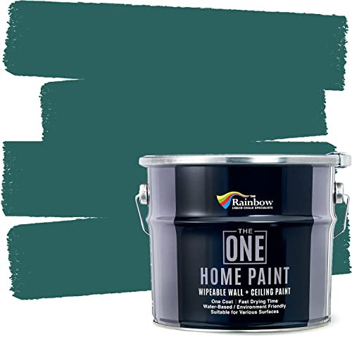 THE ONE Home Paint 2.5 Litres Water-based Wipeable Wall and Ceiling Paint (Forest)