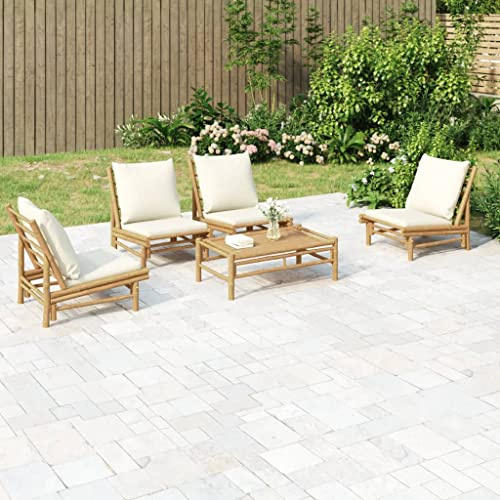 KTHLBRH Set di mobili da giardino per terrazze, mobili da balcone, 5 pezzi