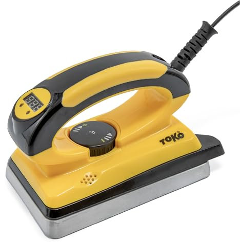 TOKO T14 1200W Digital Ski and Snowboard Wax Iron – Ergonomic Precision Waxing Tool for Home and Professional Use – 110v for use in the USA