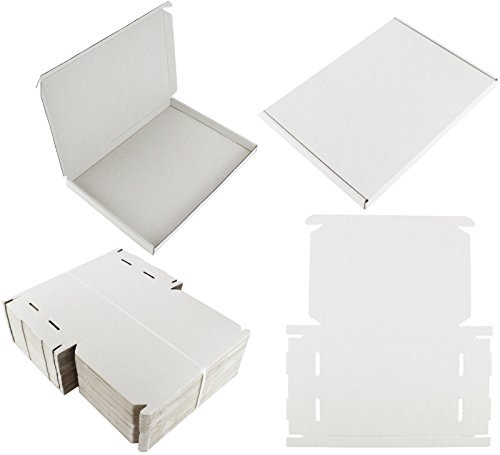 20 x Blanc C4 A4 Grande Lettre Taille Boîte d'expédition en carton résistant postaux PIP