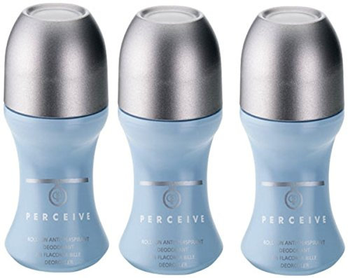 1a AVON Deo-Roller PERCEIVE parfumiert --- 3x 50ml
