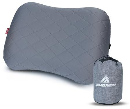AMBNEO Aufblasbare Kissen für Camping/Reisen, mit abnehmbaren Kissenbezügen und ultraleichten Camping Luftkissen, ergonomisches Kissen, Ideale Camping Zubehör,aufblasbar Nackenkissen