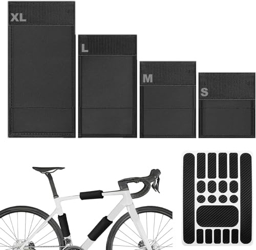 Juego de 5 Protector Cuadro Bicicleta, Protector Cadena Bicicleta, Pegatinas MTB para Arañazos Accesorios de Bicicleta de Montaña, Protector Transporte Bicicleta Apto para Thule