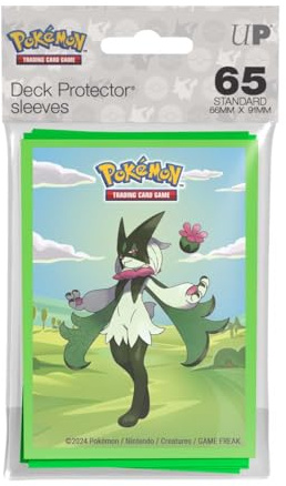 Ultra Pro | Pokemon Gallery Series: Morning Meadow 65ct Deck Protectors | Trading Card Game Accessory| Ages 6+