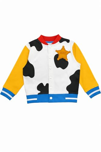 Disney Veste Varsity Toy Story Enfant Mixte Buzz l’Éclair Woody Blouson Baseball 18-24 Mois à 6 Ans