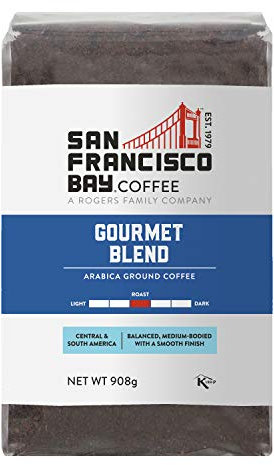 San Francisco Bay Gourmet Blend, Ground Coffee, 908g - Medium Roast