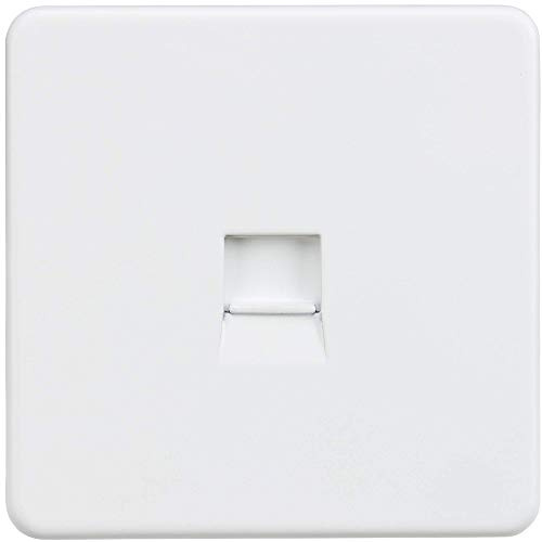 Knightsbridge SF7400MW Screw Less Telephone Extension Socket, White