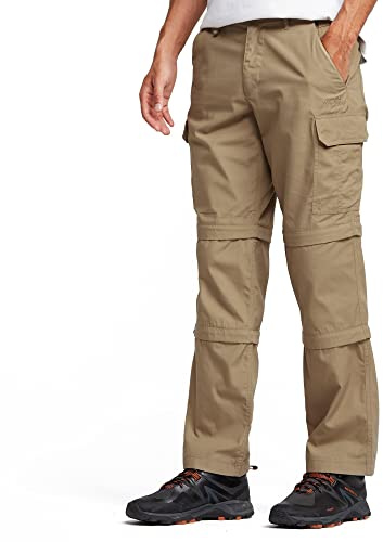 Peter Storm Men's Ramble II Convertible Zip Off Trousers/Three Quarter/Shorts, 5 Pockets, Water Resistant & Lightweight Pants, Ideal for Walking, Hiking(UK, Waist & Inseam, 34, 29, Cream)