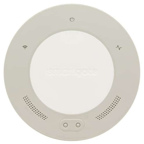 ISMARTGATE iSG-02WEU203 WLAN-Gerät zur Fernsteuerung und Überwachung Ihres Tors Kompatibel mit Apple HomeKit (Siri), Google Assistant, Amazon Echo (Alexa) und iFTTT, 1.8 W, 5 V, weiß
