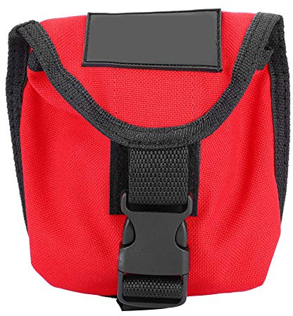 SolUptanisu Tasca Pesi Sub,Tasca Sostituzione per Pesi da Sub, Tasca Sostituzione per con Cintura Sostituzione per Pesi da Immersione con Fibbia a sgancio rapido(Rosso)