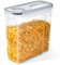 CrowdLox Cereal Storage Containers 4L Food Grade and BPA Free Tupperware Sets with Lids and Labels Kitchen Storage & Organisation Food Containers Large Kitchen Organiser for Cornflakes (1)