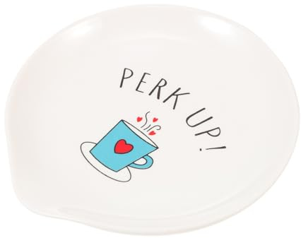 DINHEAROM Soporte Para Cuchara De Cerámica Multifunción Resistente y Decorativo Soporte Utensilios Cocina Práctico Para Cucharas Tenedores y Palillos