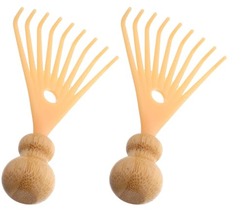 Hemobllo Lot De 2 Masseur De Cuir Chevelu Manuel Peigne De Massage Du Cuir Chevelu Portable Gratte Tête Pour Relaxation Soulagement Des Démangeaisons Et Massage Précis 7.50 X 4.20 X 1.80 Cm