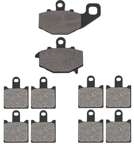 AHL-Kit Motocicleta Pastillas de freno para Kawasaki ZX6R (ZX600 P/R) 2007-2014 (Semi metal)